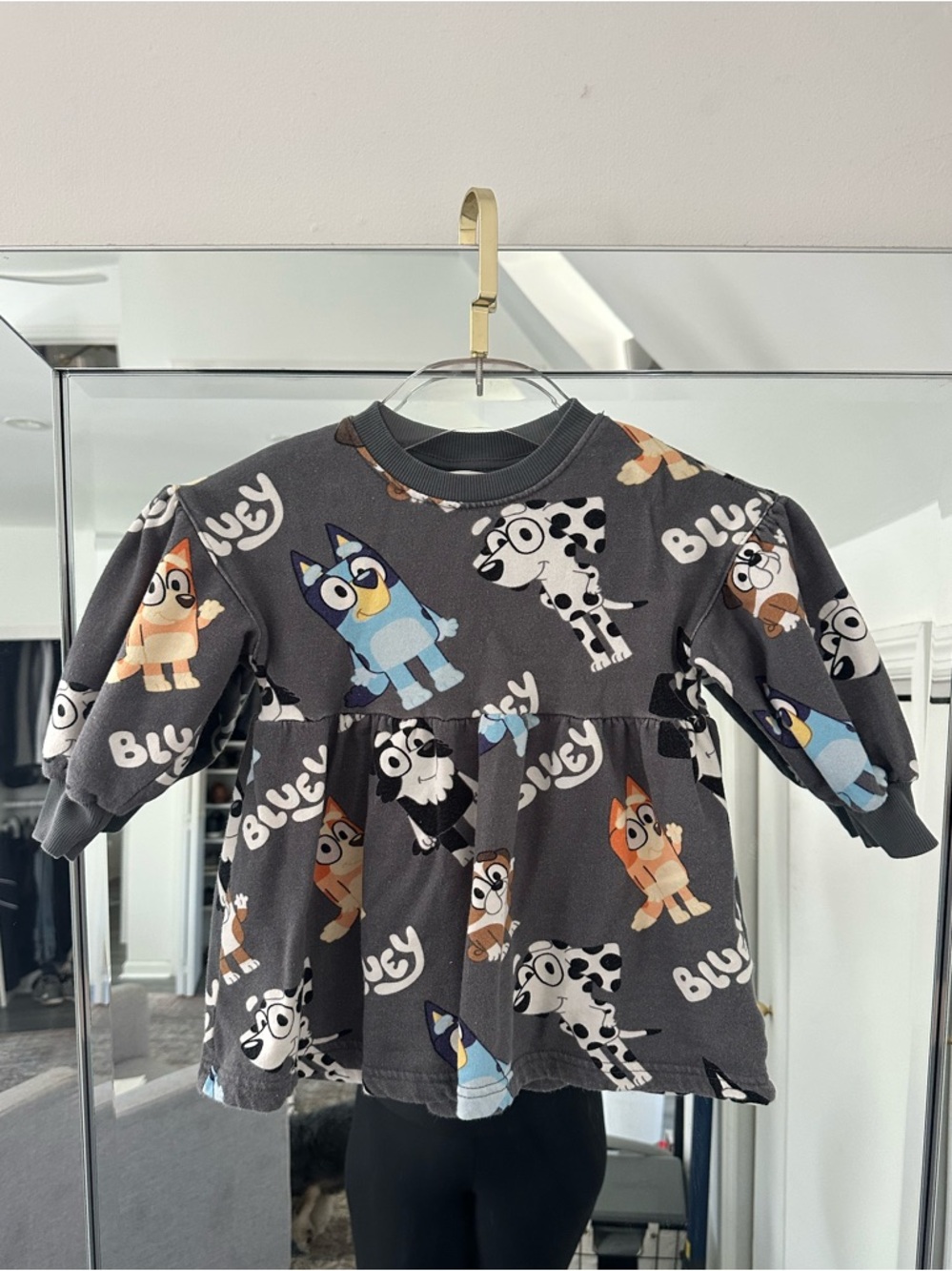 H&M Bluey Toddler Sweatshirt Dress